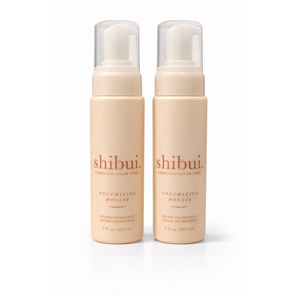 Shibui Volumizing Mousse 7oz 2 Pack Volume Boost Styling Foam